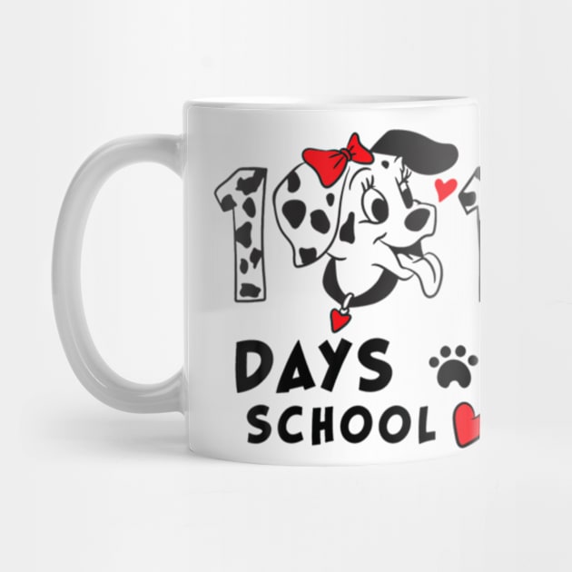 100 Days Of School Dalmatian Dog Boy Kid 100th Day Of School by Cristian Torres
